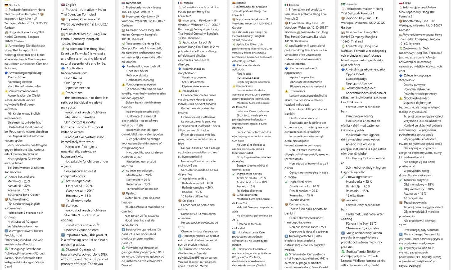 INALATORE ALLE ERBE THAILANDESI